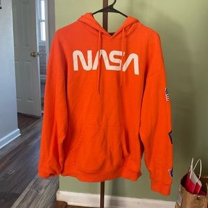 Large Orange NASA Hoodie
